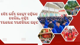 Sôi nổi hoạt động Đoàn, Đội trong trường học