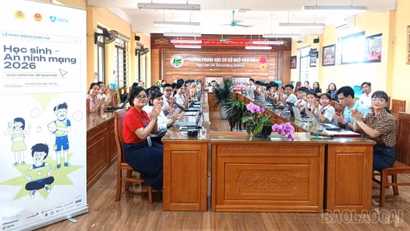 Lào Cai tham gia Lễ phát động Cuộc thi “Học sinh An ninh mạng 2026”