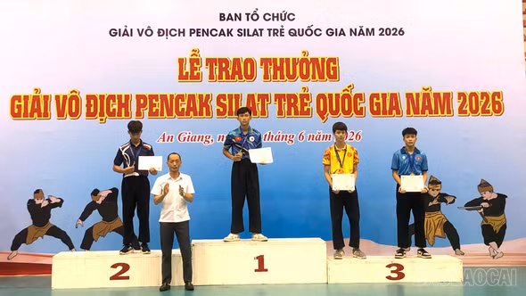 Pencak Silat Lào Cai giành 01 huy chương Bạc, 02 huy chương Đồng tại Giải vô địch trẻ quốc gia 2026