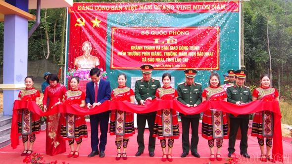 Khánh thành điểm trường Phìn Giàng, Trường Mầm non Bảo Nhai