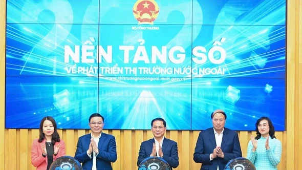 Vận hành Nền tảng số về phát triển thị trường nước ngoài