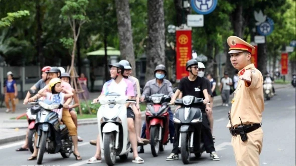 Phân luồng giao thông phục vụ Đại hội Thi đua yêu nước toàn quốc lần thứ XI