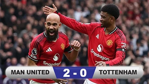 Kết quả MU 2-0 Tottenham: Quỷ đỏ nối dài mạch toàn thắng