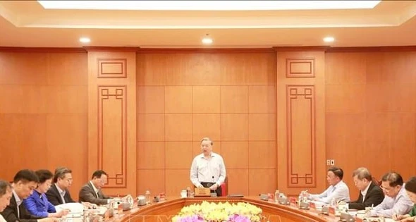 Tổng Bí thư Tô Lâm làm việc với Văn phòng Trung ương Đảng