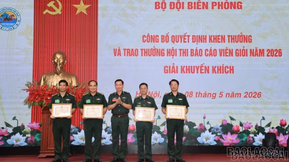Bộ đội Biên phòng Lào Cai giành 02 giải tại Hội thi Báo cáo viên giỏi cấp Bộ Tư lệnh Bộ đội Biên phòng năm 2026