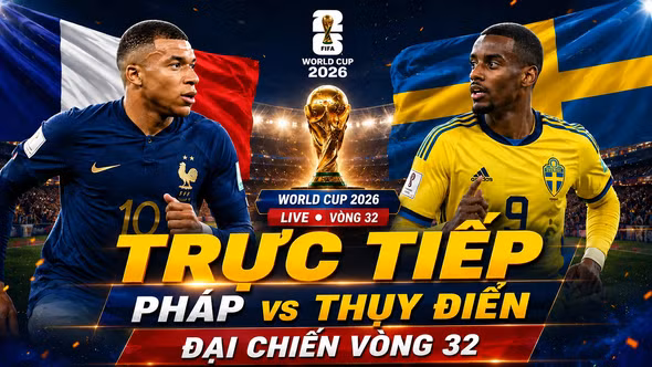 TRỰC TIẾP bóng đá Pháp vs Thụy Điển (4h00 ngày 01/7): Chờ Mbappe bùng nổ