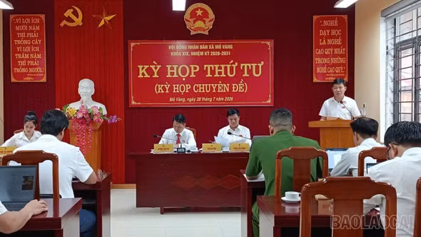 HĐND xã Mỏ Vàng thông qua kế hoạch vốn đầu tư công trung hạn hơn 21 tỷ đồng