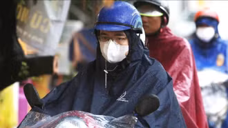 Nhiều nơi ở miền Bắc vẫn mưa lớn.