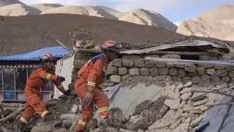 61.500 người bị ảnh hưởng bởi thảm họa động đất tại Tây Tạng