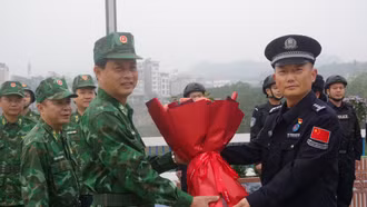 Lễ ra quân tuần tra liên hợp thi hành pháp luật trên biên giới năm 2025