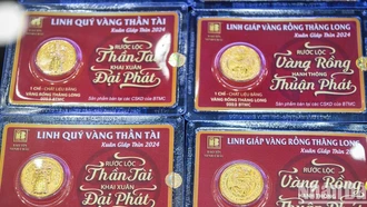 Giá vàng ngày 24/1: Vàng miếng SJC tiếp tục tăng 'phi mã', thêm 800.000 đồng/lượng