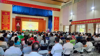 Đảng ủy xã Bảo Hà lấy ý kiến tham gia Văn kiện Đại hội Đảng bộ xã nhiệm kỳ 2025 - 2030