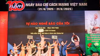 Ấn tượng chương trình nghệ thuật đặc biệt kỷ niệm 100 năm Ngày Báo chí Cách mạng Việt Nam