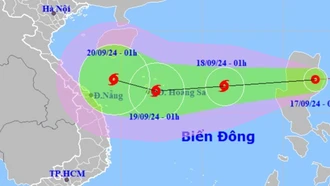 Bão sắp vào Biển Đông, các địa phương theo sát diễn biến