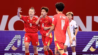 Đánh bại Hồng Kông 5 - 3, tuyển futsal nữ Việt Nam giành ngôi đầu bảng