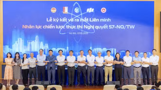 Ra mắt liên minh nhân lực chiến lược thực thi Nghị quyết 57-NQ/TW