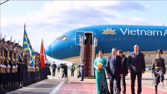 Tổng Bí thư Tô Lâm bắt đầu thăm chính thức LB Nga