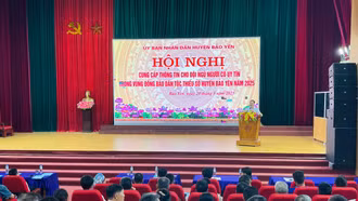 Cung cấp thông tin cho người có uy tín trên địa bàn huyện Bảo Yên năm 2025