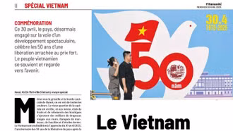 Báo chí châu Âu phản ánh đậm nét về 50 năm Chiến thắng 30/4