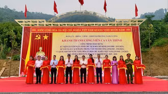 Phường Nam Cường tổ chức khánh thành Công viên Ca Văn Thỉnh