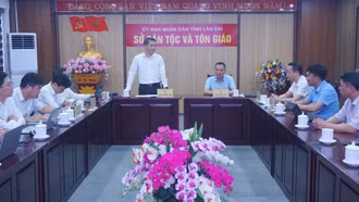 Sở Dân tộc và Tôn giáo tỉnh Lào Cai và Yên Bái thống nhất các nội dung chuẩn bị sáp nhập