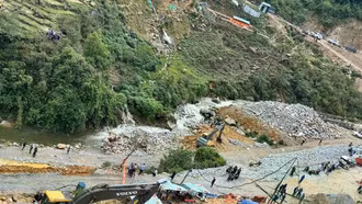 Lai Châu: Sạt lở khi thi công thủy điện, ít nhất 5 người tử vong