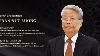 Treo cờ rủ, không tổ chức các hoạt động vui chơi, giải trí trong thời gian tổ chức Lễ Quốc tang nguyên Chủ tịch nước Trần Đức Lương