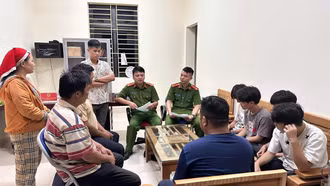 Công an xã Tòng Sành kịp thời ngăn chặn 4 học sinh bỏ học đi làm thuê