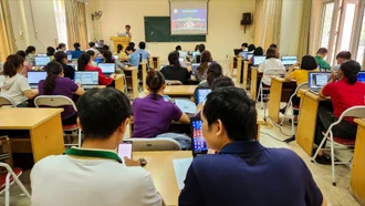 Bát Xát: Hơn 160 cán bộ, giáo viên được tập huấn chuyển đổi số