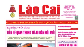 Báo Lào Cai Thường kỳ số 128 ra ngày 19/1/2026