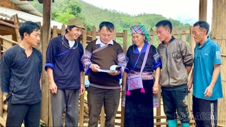 Ủy ban Mặt trận Tổ quốc xã Lao Chải trong tham gia góp ý xây dựng các văn kiện quan trọng