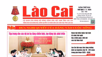 Báo Lào Cai Thường kỳ số 182 ra ngày 3/4/2026