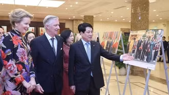 Nhà Vua và Hoàng hậu Bỉ kết thúc tốt đẹp thăm cấp Nhà nước đến Việt Nam