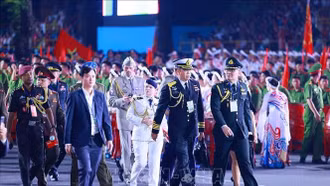 Lễ kỷ niệm, diễu binh, diễu hành 50 năm Ngày giải phóng miền Nam, thống nhất đất nước