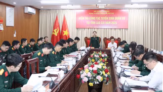 Tỉnh Lào Cai làm tốt công tác tuyển sinh quân sự