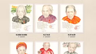 3000 chân dung các Mẹ Việt Nam Anh hùng được sống mãi trong không gian số