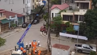 Điện lực Lào Cai diễn tập phòng chống thiên tai năm 2025