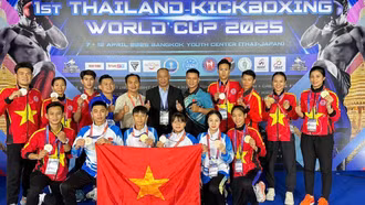 Kickboxing Việt Nam thắng lớn tại Cúp thế giới lần thứ I năm 2025