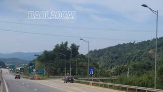 Chính thức thông xe hai chiều nút giao IC18 (cao tốc Nội Bài - Lào Cai)