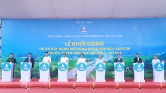 Khởi công Dự án mở rộng đường cao tốc đoạn Yên Bái – Lào Cai 