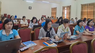 Các học viên tham gia tập huấn.