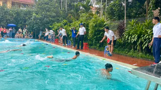 Giải bơi thiếu niên - nhi đồng huyện Văn Bàn lần thứ 4 năm 2024