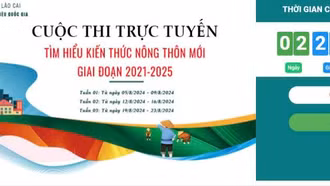 Bảo Thắng 2 tuần thi liên tiếp dẫn đầu Cuộc thi trực tuyến “Tìm hiểu kiến thức nông thôn mới, giai đoạn 2021 - 2025”