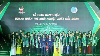 Vinh danh các doanh nhân trẻ khởi nghiệp xuất sắc năm 2024