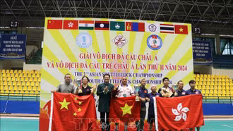 Đội tuyển Việt Nam xếp thứ Nhất tại Giải vô địch Đá cầu châu Á 2024
