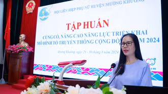 Nâng cao năng lực triển khai mô hình tổ truyền thông cộng đồng tại Mường Khương