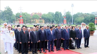 Lãnh đạo Đảng, Nhà nước vào Lăng viếng Chủ tịch Hồ Chí Minh