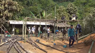 Hỗ trợ gia đình bị thiệt hại về nhà ở do hỏa hoạn trên địa bàn xã Tân Tiến