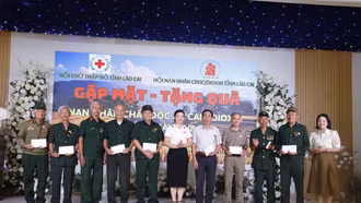 Trao 34 suất quà cho nạn nhân chất độc da cam tại thị xã Sa Pa