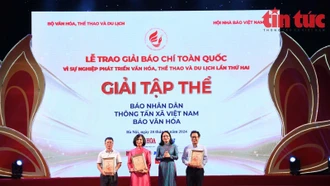 Trao Giải báo chí toàn quốc "Vì sự nghiệp phát triển Văn hóa Thể thao và Du lịch" lần thứ 2